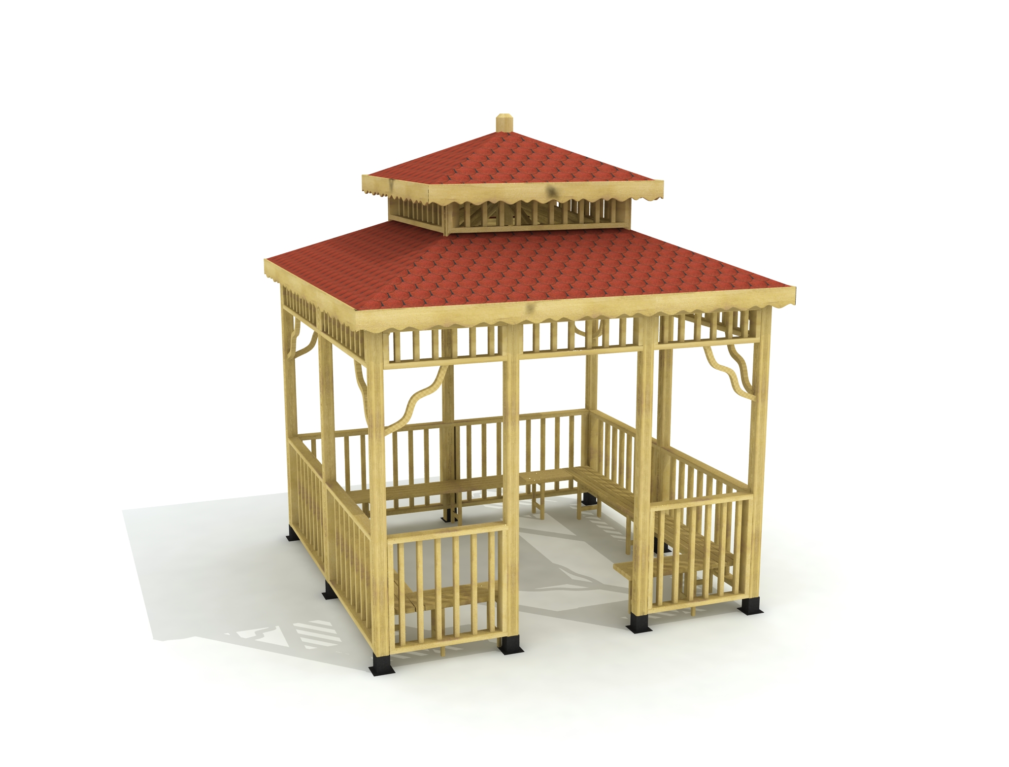 Pg 3004 Sari Cam Yesil Emprenye 300CM-X300CM-400CM-X400CM | Kent Mobilyaları | Erse Kent Mobilyaları